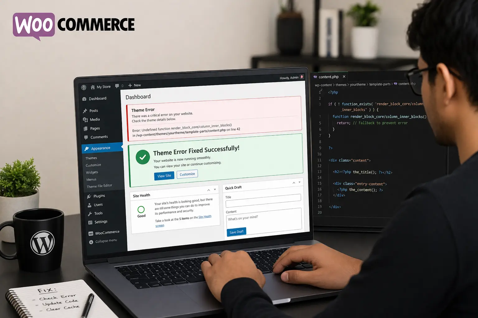 WooCommerce Theme Error Fix Case Study: How We Fixed a Critical Website Issue in Hours