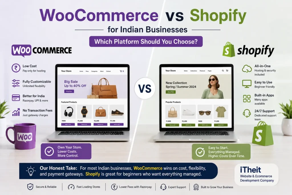 WooCommerce vs Shopify for Indian Businesses Which Platform Should You Choose