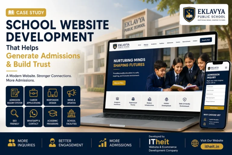 School website development case study by ITheit